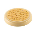 Moule Silicone Décor Rond Papa Ø 18 x H 0,2 cm