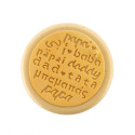 Moule Silicone Décor Rond Papa Ø 18 x H