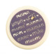 Moule Silicone Décor Rond Maman Ø 18 x H 0,2