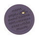Moule Silicone Décor Rond Maman Ø 