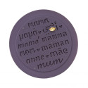 Moule Silicone Décor Rond Maman Ø 