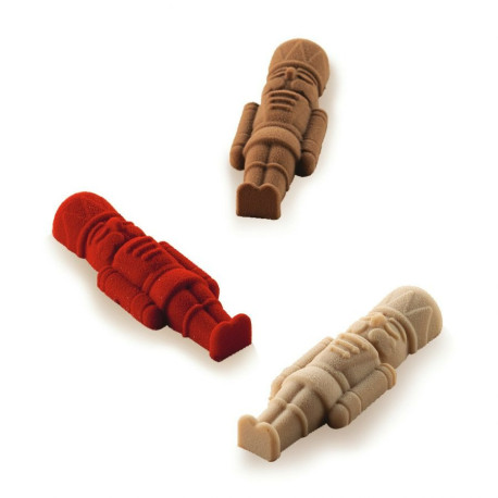 Moule Silicone Chocolat Casse-Noisette 2,6 x 8,4 x H 1,4 cm (x6) Easy Choc - Silikomart