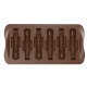 Moule Silicone Chocolat Casse-Noisette 2,6 x 8,4 x H 1,4 cm (x6) Easy Choc - 
