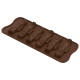 Moule Silicone Chocolat Casse-Noisette 2,6 x 8,4 x H 1,4 cm ( 