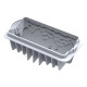 Moule à Bûche Silicone Chalet d'Hiver 3D 23 x 10,5 x H 7,5 cm - 