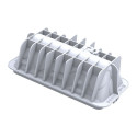 Moule à Bûche Silicone Chalet d'Hiver 3D 23 x 1