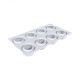 Moule Silicone 8 Fleurs Kiku Ø 5,8 x H 3,7 cm - Silikomart