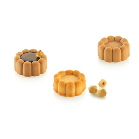 Moule Silicone Charlotte XS Ø 3,8 x H 1,8 cm (x18) - Silikomart