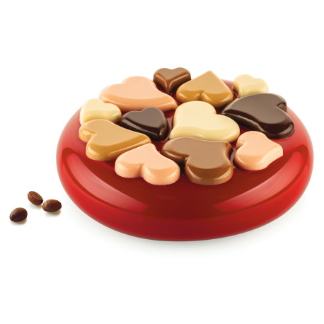 Moule Silicone Tender Cœur 19 x H 6,5 cm - Silikomart