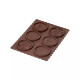 Kit Biscuit Chocolat Rond Noël Ø 5,7 cm (x6) - 