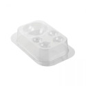 Kit Moules Chocolat Père Noël en PVC 18,8 cm x H 24,8 cm (x5) - 