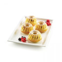 Moule Kouglofs Silicone Ø 7,5 x H 4,1 cm (x6) - Silikomart