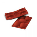 Moule Demi-Œuf Silicone 10,2 x 7,3 cm (x5) 