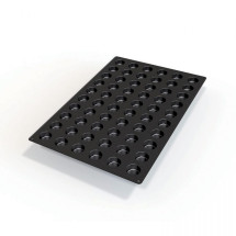 Moule Silicone 60 Muffins Ø4 x h2 cm 25ml - Silikomart Professional