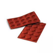 Moule Silicone Millassons 5 cm x H 1,4 cm (x15) - Silikomart