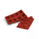 Moule Silicone 8 Cannelés 5,5 cm x H 5,5 cm 