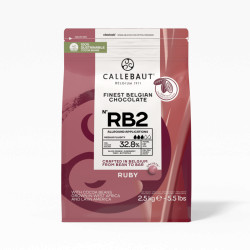 Chocolat Ruby rose 2,5kg Callebaut