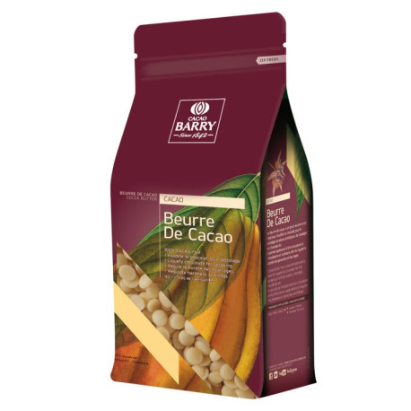 Beurre de Cacao en Pistoles 1kg - Cacao Barry