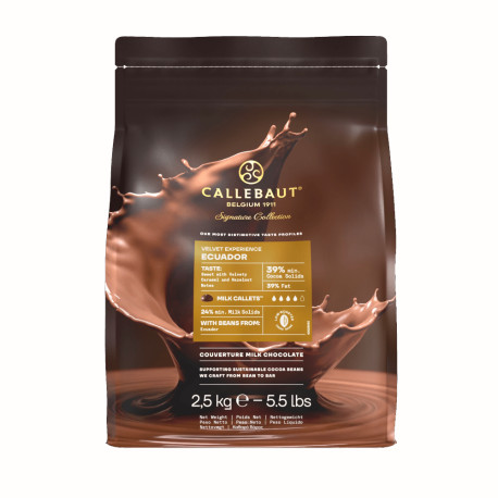 Chocolat Lait Ecuador 39% 2,5kg - Callebaut