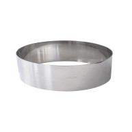Cercle à Mousse Inox 12 cm x H 4,5 cm - Gobel