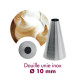 douille gobel unie 1 cm
