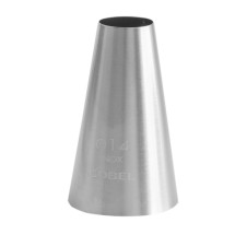 Douille Pâtissière Unie Inox Ø 14 mm - Gobel