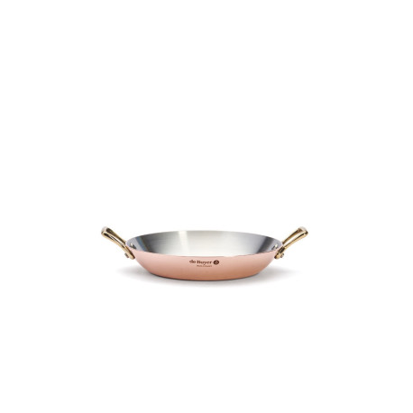 Plat de service cuivre inox 20cm De Buyer