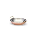 Plat de service cuivre inox 24cm côté