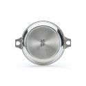 Poêle à frire inox Twisty 28cm De Buyer extérieur