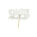Cake Topper Bonne Fête Maman sur Pic (x2) - Patisdécor
