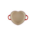 Cocotte en Fonte Cœur 20 cm Cerise intérieur