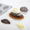Moule Silicone Gourmand Plume 8,4 x 3,8 x H 0,2 cm (x10) - Pavoni