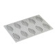 Moule Silicone Gourmand Plume 8,4 x 3,8 x H 0,2