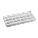 Moule Chocolat Polycarbonate Praline Cœur 2,5 x 2,8 x H 1,6 cm