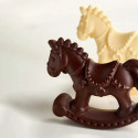 Cheval 3D en chocolat