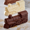 locomotives en chocolat