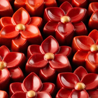 Moule Chocolat Bouquet de Fleurs 3,8 x 1,3 cm (x24) - Pavoni