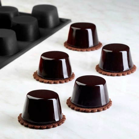 Moule Silicone Muffin 5 x H 2,8 cm (x11) - Pavoni