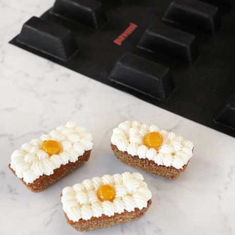 Moule à Cake Fiberform 8 x 3 x H 3 cm (x24) - Pavoni