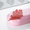 Moule Silicone Gourmand Feuille de Chêne 9,8 x 5,3 x H 0,2 cm (x8) - Pavoni