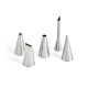 Set 5 douilles en Inox assorties De Buyer