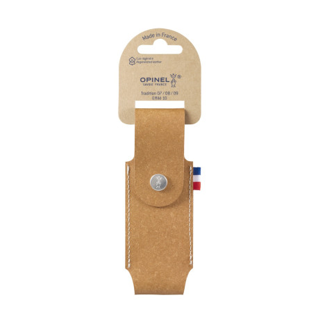 Étui à Couteau Cuir Simple Collection France - Opinel