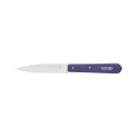 Couteau d'Office Cranté Inox et Bois 10 cm Violet N°113 - Opinel