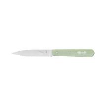 Couteau d'Office Cranté Inox et Bois 10 cm Sauge N°113 - Opinel