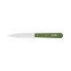 Couteau d'Office Cranté Inox et Bois 10 cm Kaki N°113 - Opinel