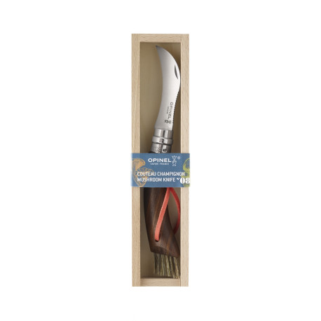 Couteau de Poche à Champignon Noyer Noir N°8 - Opinel