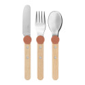 Coffret Couverts pour Enfant Corail Le Petit Gourmet - Opinel