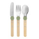 Coffret Couverts pour Enfant Vert Olive Le Petit Gourmet - Opinel