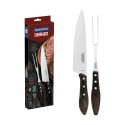 fourchette et couteau barbecue inox