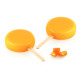 Moule à Glace Silicone Rond 3D Ø 7 x H 2,3 cm (x2) - Silikomart